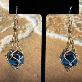 GLASS FLOAT EARRINGS